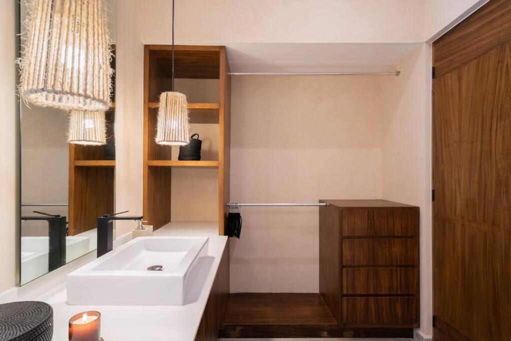 Appartamento Lujoso Departamento Boho-Chic Con Alberca Privada Tulum Esterno foto