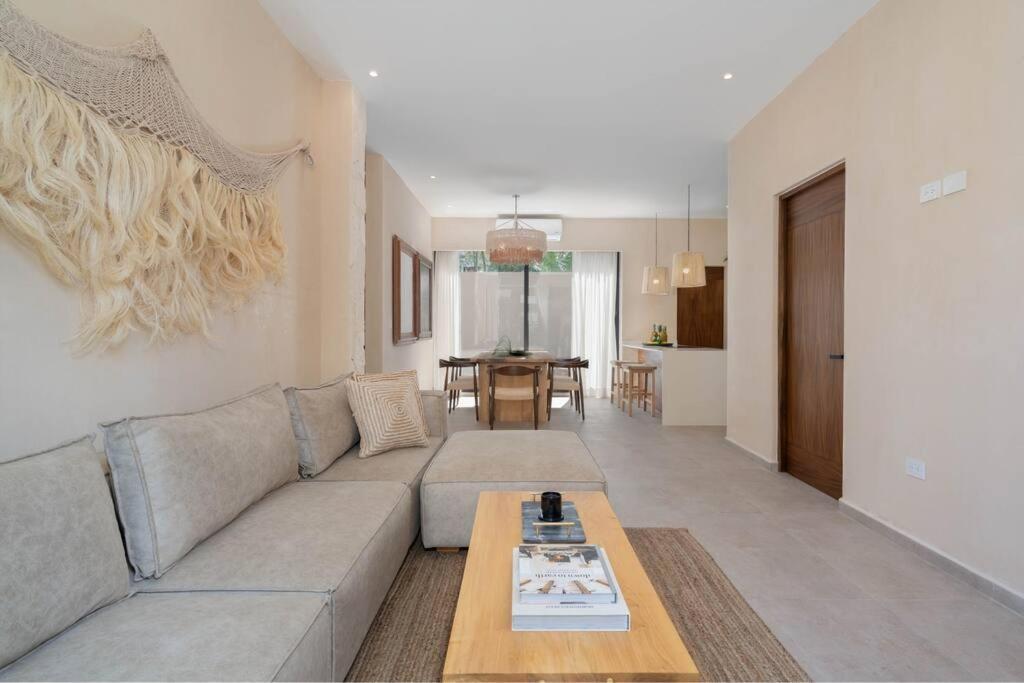 Appartamento Lujoso Departamento Boho-Chic Con Alberca Privada Tulum Esterno foto