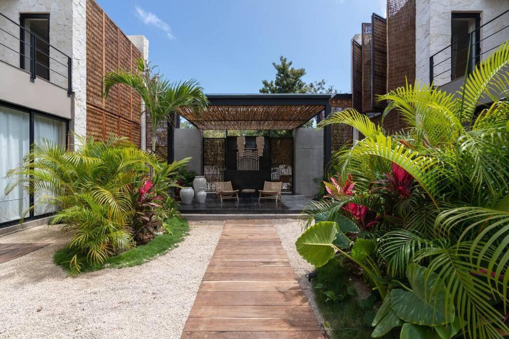Appartamento Lujoso Departamento Boho-Chic Con Alberca Privada Tulum Esterno foto