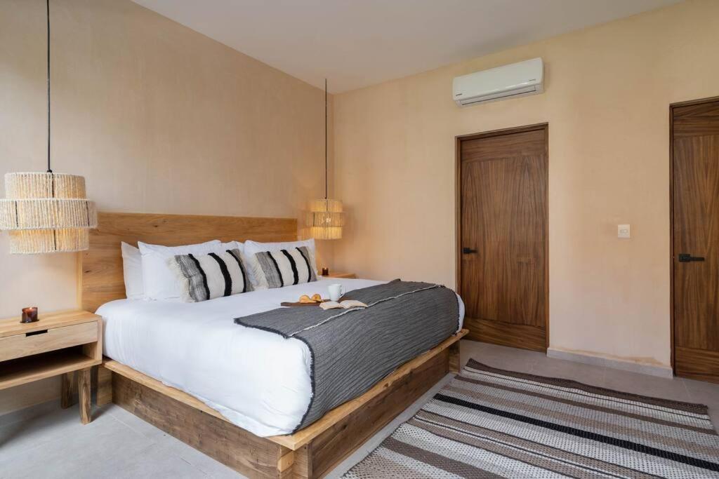Appartamento Lujoso Departamento Boho-Chic Con Alberca Privada Tulum Esterno foto