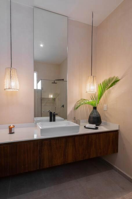 Appartamento Lujoso Departamento Boho-Chic Con Alberca Privada Tulum Esterno foto