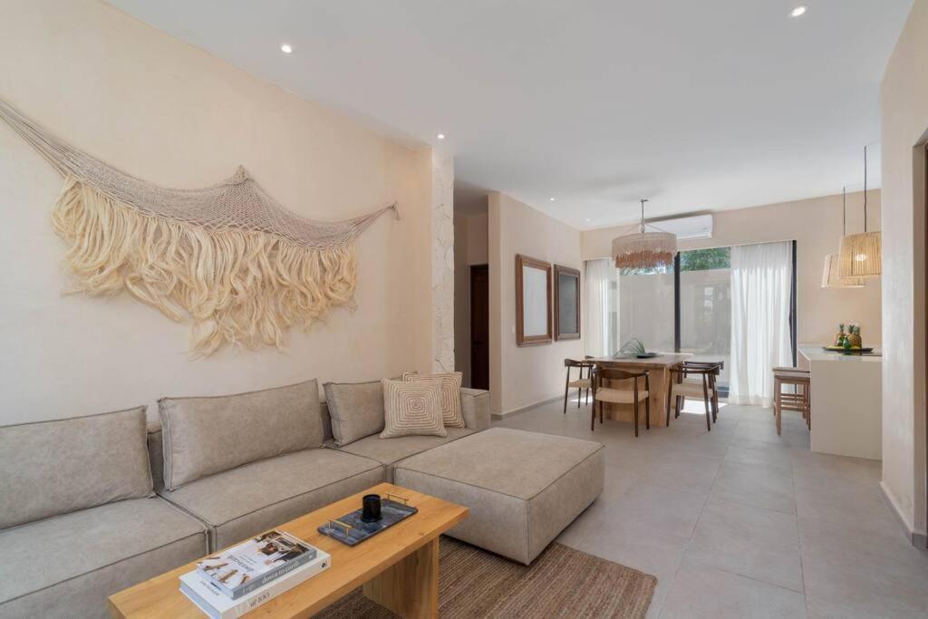 Appartamento Lujoso Departamento Boho-Chic Con Alberca Privada Tulum Esterno foto